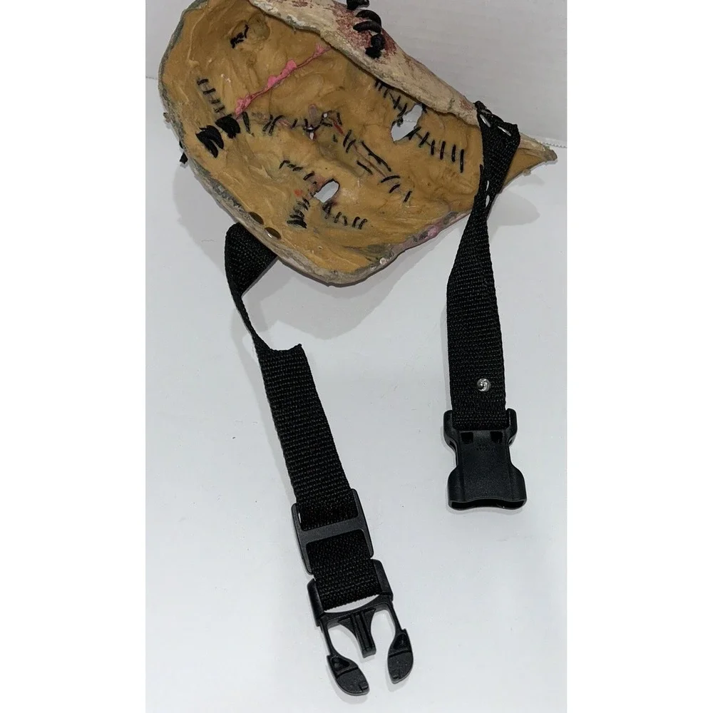 Mask Scarred Scary Bloody Zombie‎ Halloween Adult Face Stitches Vintage